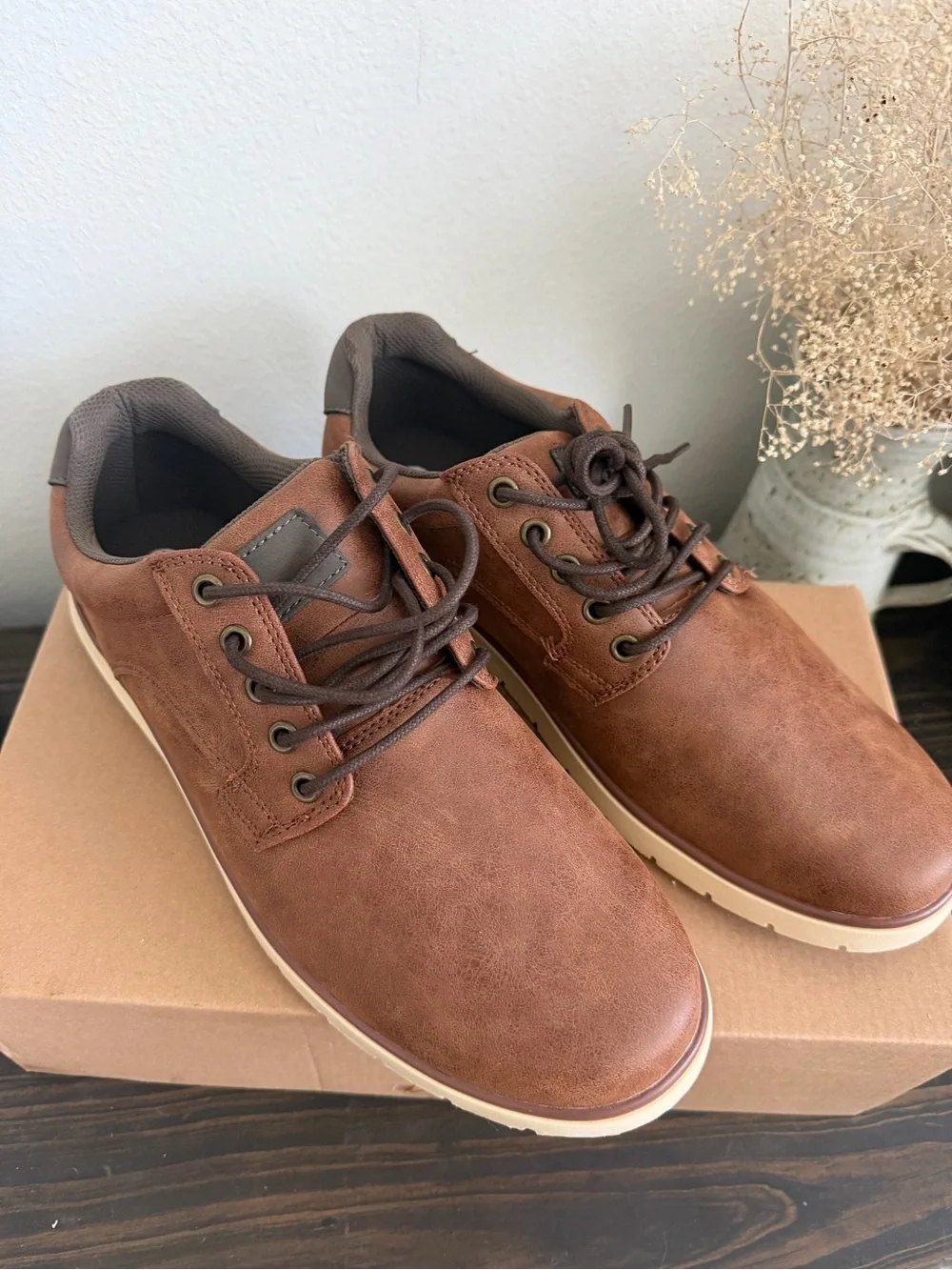 Leather Brown Men's Chukka Boots — Classic Casual Lace-Up